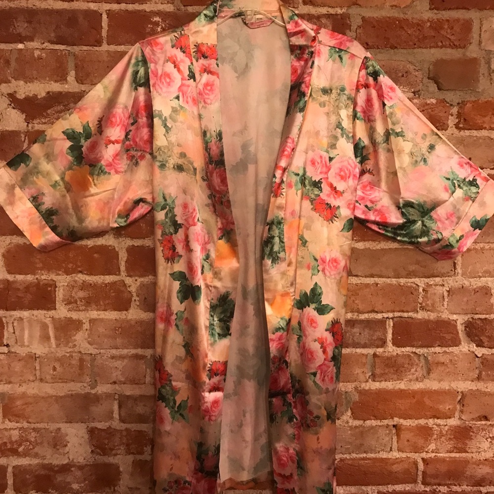 Floral robe